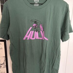 Uniqlo Green Hulk Graphic Tee